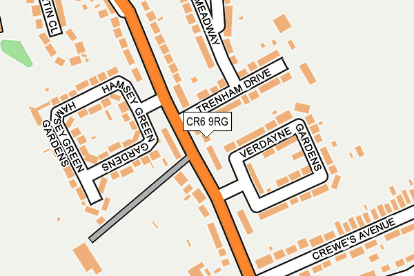 CR6 9RG map - OS OpenMap – Local (Ordnance Survey)