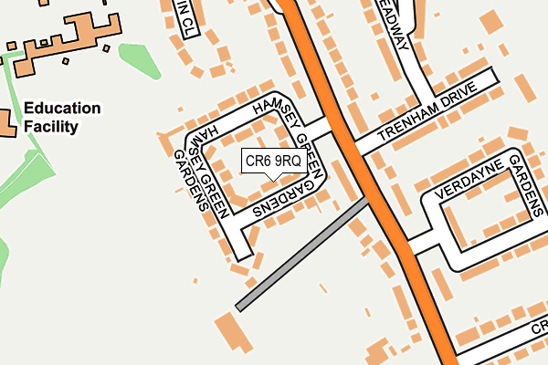 CR6 9RQ map - OS OpenMap – Local (Ordnance Survey)