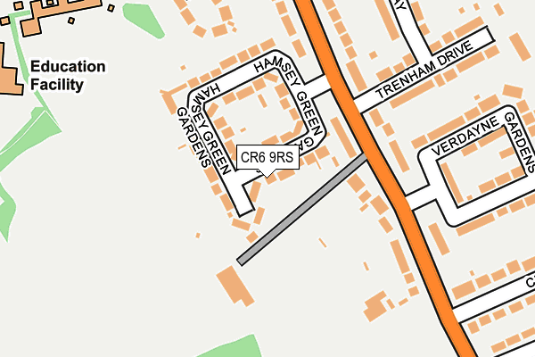 CR6 9RS map - OS OpenMap – Local (Ordnance Survey)