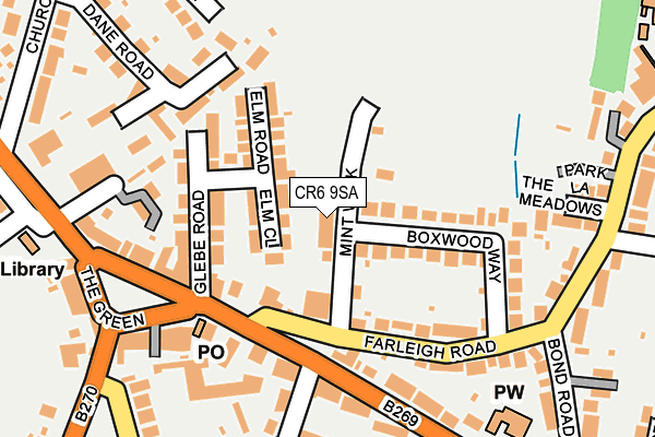 CR6 9SA map - OS OpenMap – Local (Ordnance Survey)