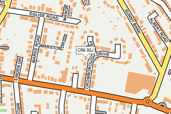 CR6 9SJ map - OS OpenMap – Local (Ordnance Survey)