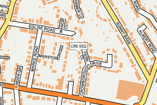 CR6 9SQ map - OS OpenMap – Local (Ordnance Survey)