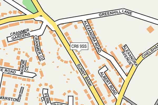 CR6 9SS map - OS OpenMap – Local (Ordnance Survey)