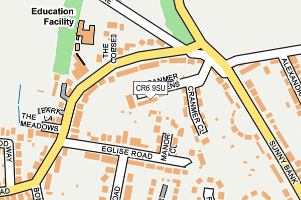 CR6 9SU map - OS OpenMap – Local (Ordnance Survey)