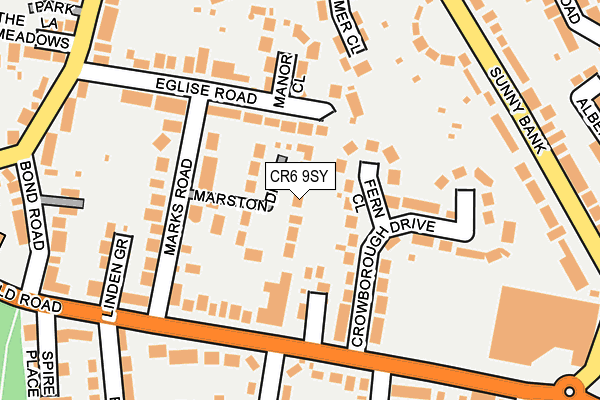 CR6 9SY map - OS OpenMap – Local (Ordnance Survey)