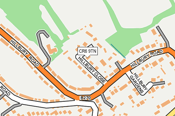 CR6 9TN map - OS OpenMap – Local (Ordnance Survey)