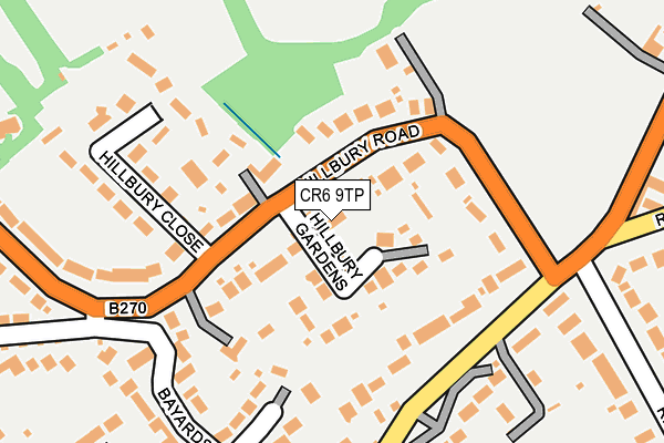 CR6 9TP map - OS OpenMap – Local (Ordnance Survey)