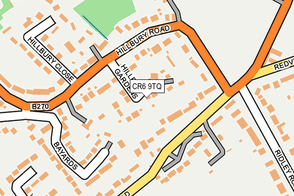 CR6 9TQ map - OS OpenMap – Local (Ordnance Survey)