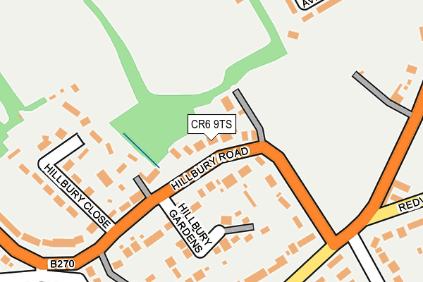CR6 9TS map - OS OpenMap – Local (Ordnance Survey)