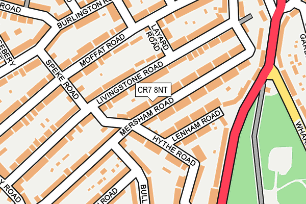 CR7 8NT map - OS OpenMap – Local (Ordnance Survey)