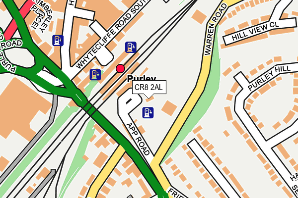 CR8 2AL map - OS OpenMap – Local (Ordnance Survey)