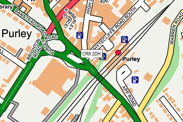 CR8 2DH map - OS OpenMap – Local (Ordnance Survey)