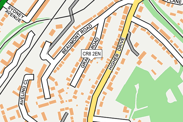 CR8 2EN map - OS OpenMap – Local (Ordnance Survey)