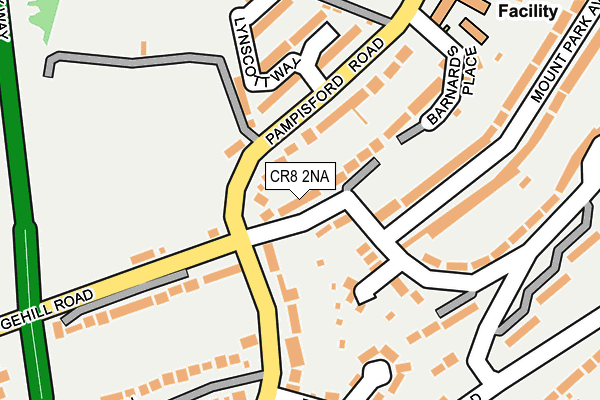 CR8 2NA map - OS OpenMap – Local (Ordnance Survey)