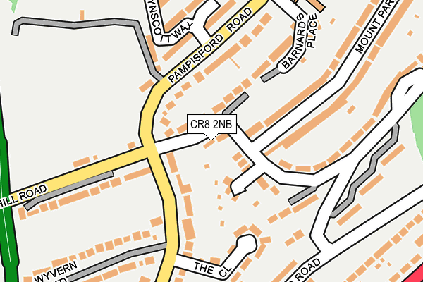 CR8 2NB map - OS OpenMap – Local (Ordnance Survey)