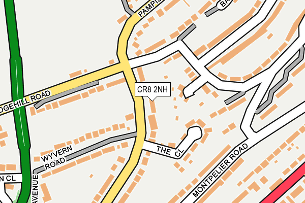 CR8 2NH map - OS OpenMap – Local (Ordnance Survey)