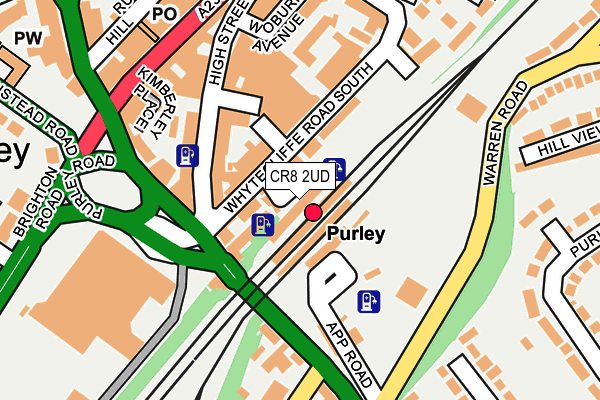CR8 2UD map - OS OpenMap – Local (Ordnance Survey)