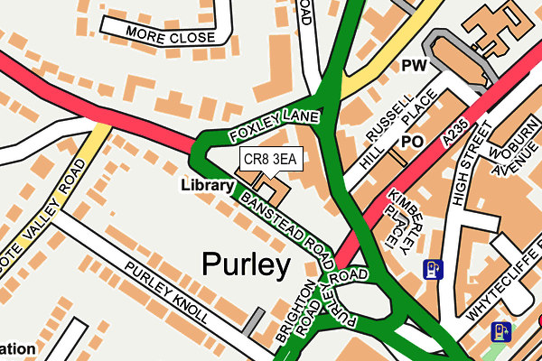 CR8 3EA map - OS OpenMap – Local (Ordnance Survey)