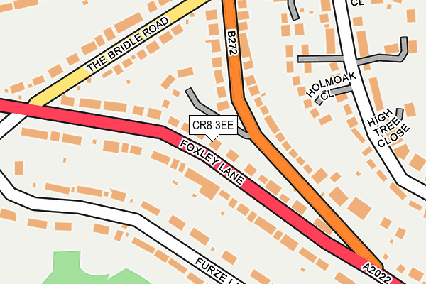 CR8 3EE map - OS OpenMap – Local (Ordnance Survey)