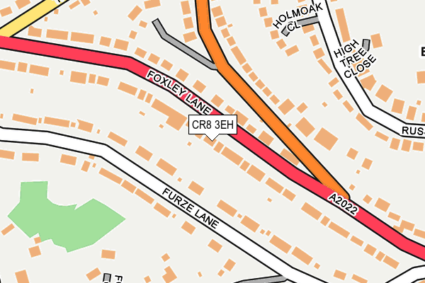 CR8 3EH map - OS OpenMap – Local (Ordnance Survey)