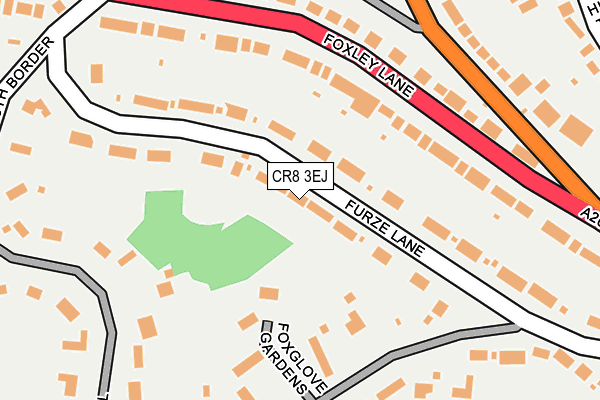 CR8 3EJ map - OS OpenMap – Local (Ordnance Survey)