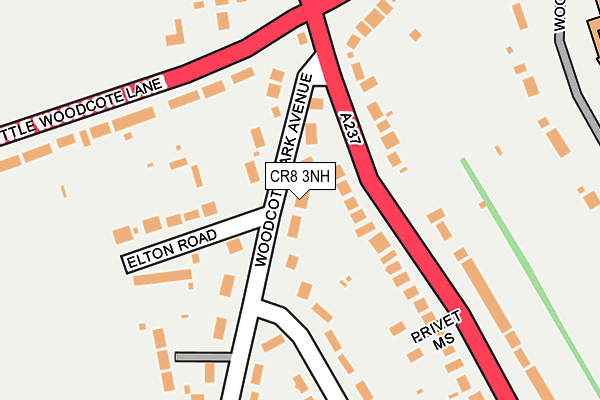 CR8 3NH map - OS OpenMap – Local (Ordnance Survey)