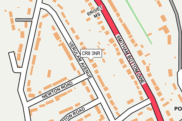 CR8 3NR map - OS OpenMap – Local (Ordnance Survey)