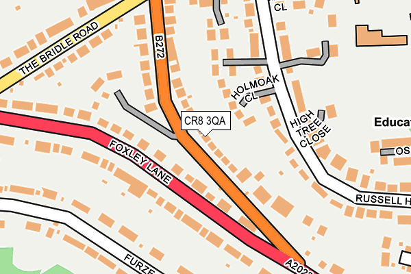 CR8 3QA map - OS OpenMap – Local (Ordnance Survey)