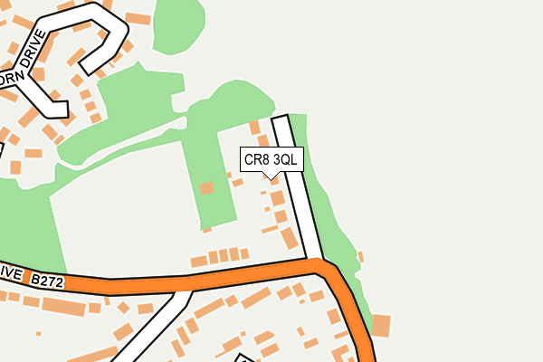 CR8 3QL map - OS OpenMap – Local (Ordnance Survey)
