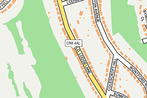 CR8 4AL map - OS OpenMap – Local (Ordnance Survey)