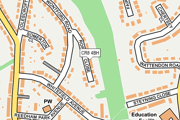 CR8 4BH map - OS OpenMap – Local (Ordnance Survey)