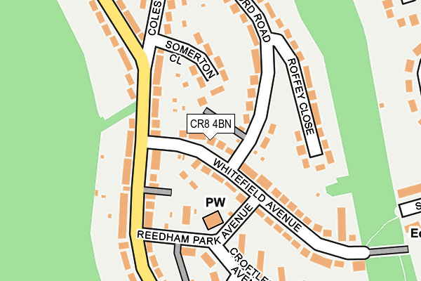 CR8 4BN map - OS OpenMap – Local (Ordnance Survey)