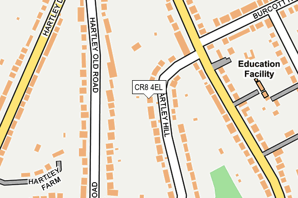 CR8 4EL map - OS OpenMap – Local (Ordnance Survey)