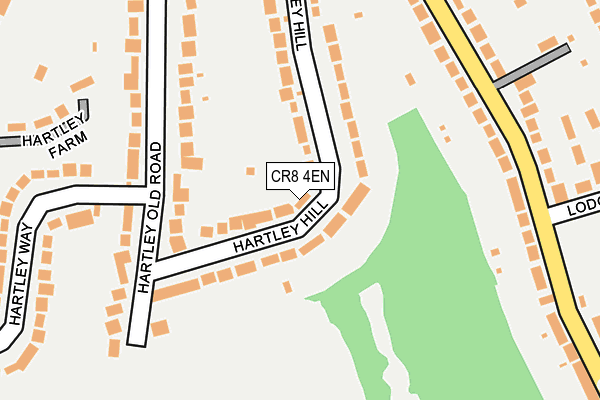 CR8 4EN map - OS OpenMap – Local (Ordnance Survey)