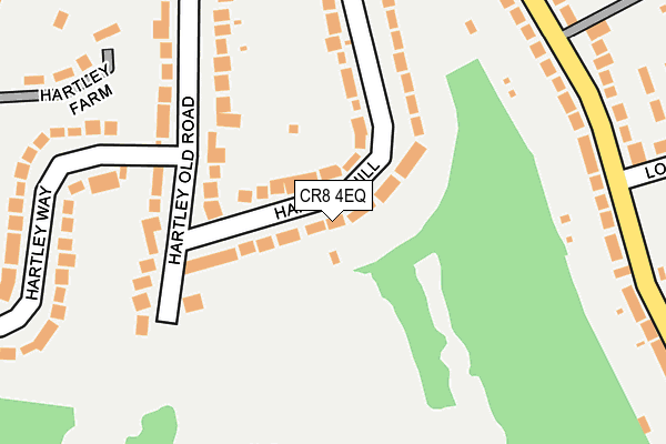 CR8 4EQ map - OS OpenMap – Local (Ordnance Survey)