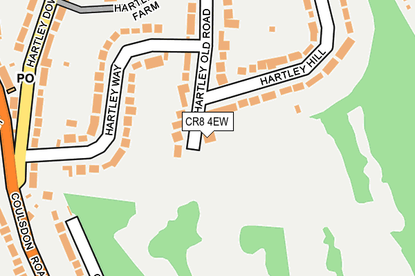 CR8 4EW map - OS OpenMap – Local (Ordnance Survey)
