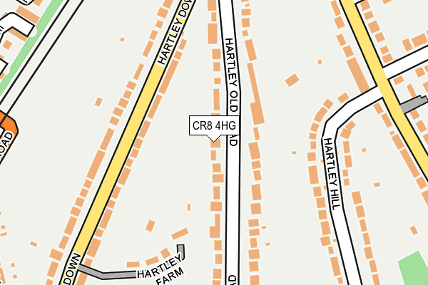 CR8 4HG map - OS OpenMap – Local (Ordnance Survey)