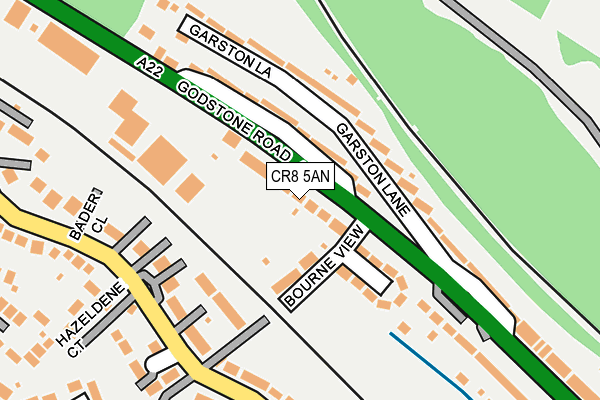 CR8 5AN map - OS OpenMap – Local (Ordnance Survey)