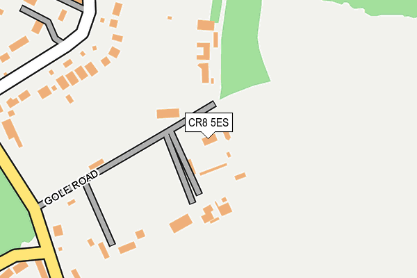 CR8 5ES map - OS OpenMap – Local (Ordnance Survey)