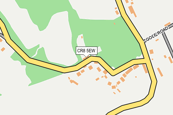 CR8 5EW map - OS OpenMap – Local (Ordnance Survey)