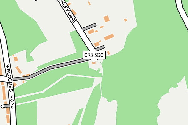 CR8 5GQ map - OS OpenMap – Local (Ordnance Survey)