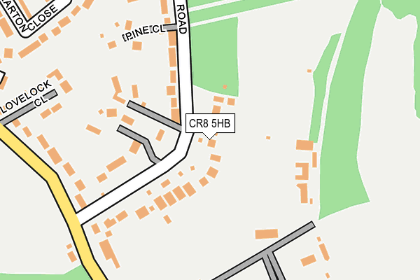 Map of HOLCOMBE COURT LIMITED at local scale