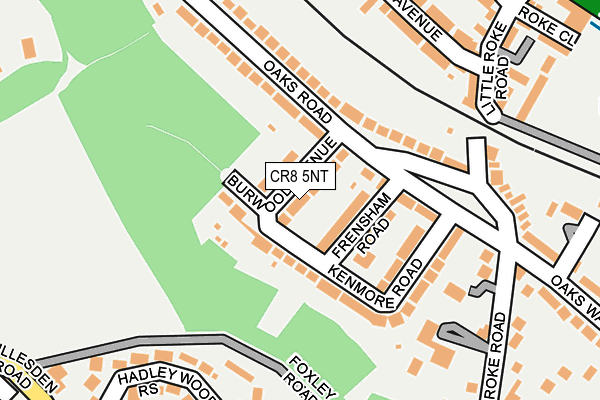 CR8 5NT map - OS OpenMap – Local (Ordnance Survey)