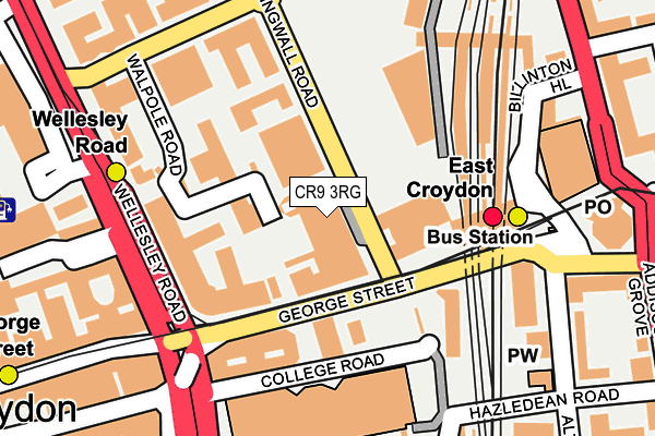 CR9 3RG map - OS OpenMap – Local (Ordnance Survey)
