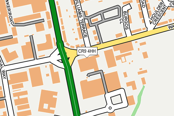 CR9 4HH map - OS OpenMap – Local (Ordnance Survey)