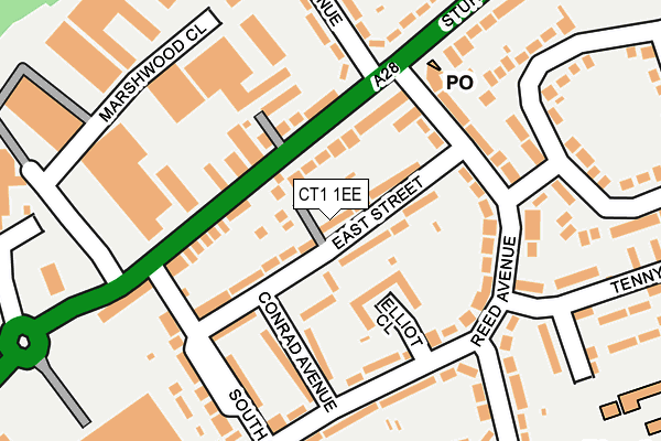 Map of VENICE CONSTRUCTION LTD at local scale