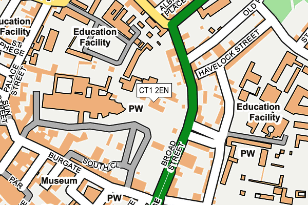 CT1 2EN map - OS OpenMap – Local (Ordnance Survey)