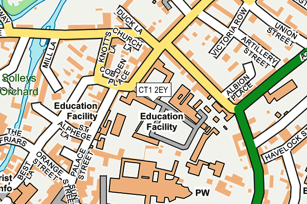 CT1 2EY map - OS OpenMap – Local (Ordnance Survey)