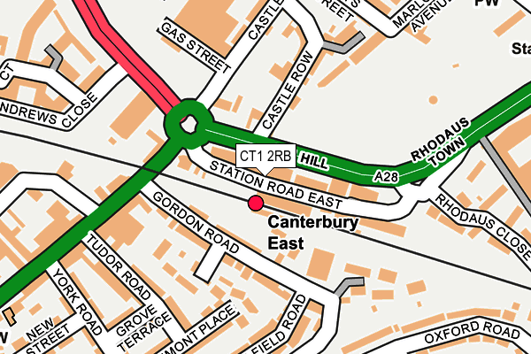Map of UNIGHT CANTERBURY LIMITED at local scale