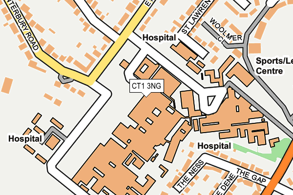 CT1 3NG map - OS OpenMap – Local (Ordnance Survey)